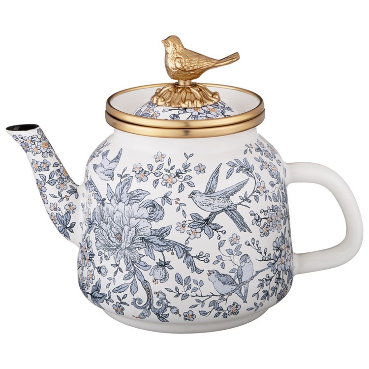 Чайник эмалированный lefard, серия royal garden, 1,0л подходит для индукцион.плит Lefard (950-675)