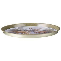 Поднос сервировочный agness 33*2,1 см Agness (898-252)