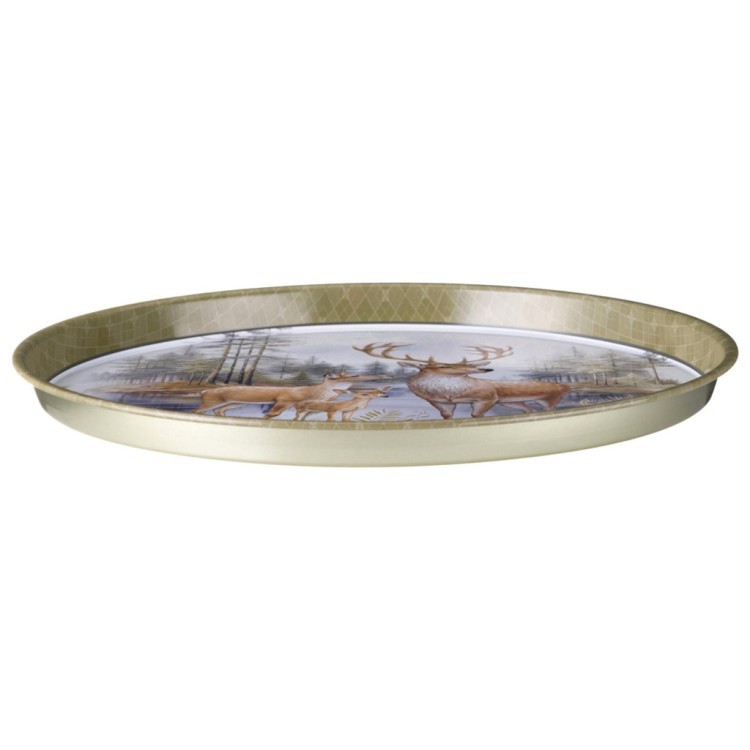Поднос сервировочный agness 33*2,1 см Agness (898-252)