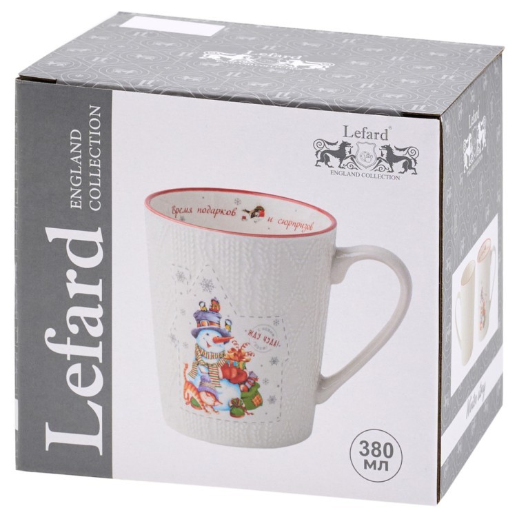 Кружка lefard "время подарков и сюрпризов" 380мл Lefard (260-1005)