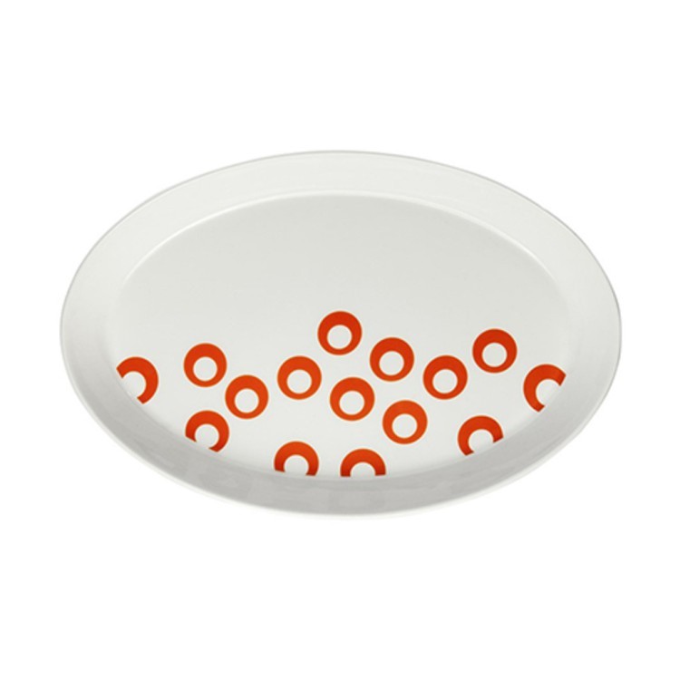 Блюдо A2115360, фарфор, white, orange, MIKASA