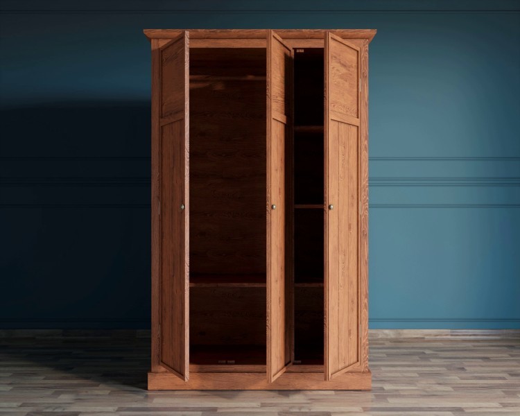 Шкаф трехстворчатый Palermo natural арт PL1027-3OAK PL1027-3OAK-ET Шкаф трехстворчатый Palermo natural арт PL1027-3OAK PL1027-3OAK-ET