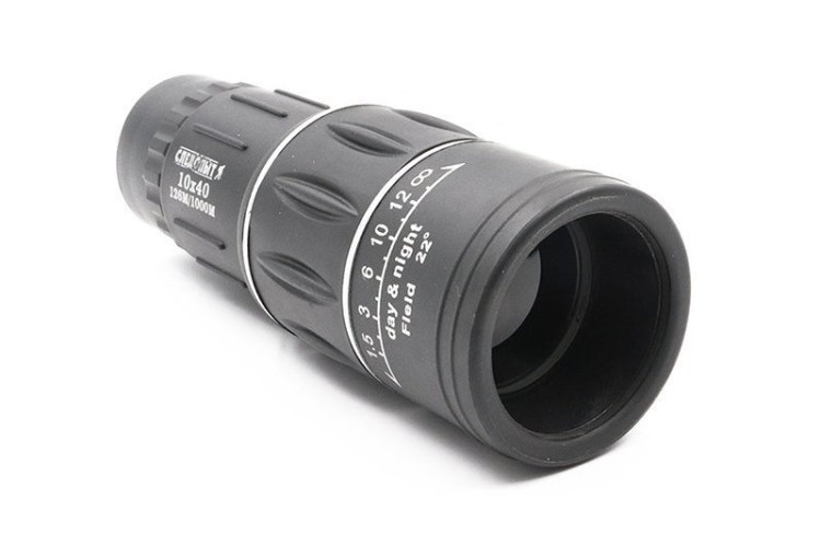 Монокуляр Следопыт 10х40 черный в чехле PF-BT-07 (62707)