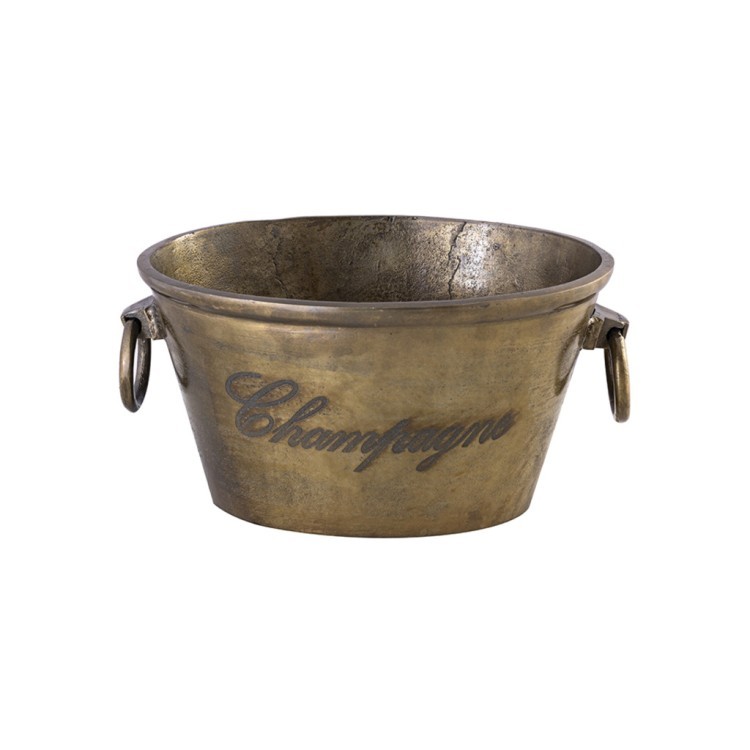 Емкость для охлаждения вина 24664-44, металл, Vintage brass, ROOMERS TABLEWARE