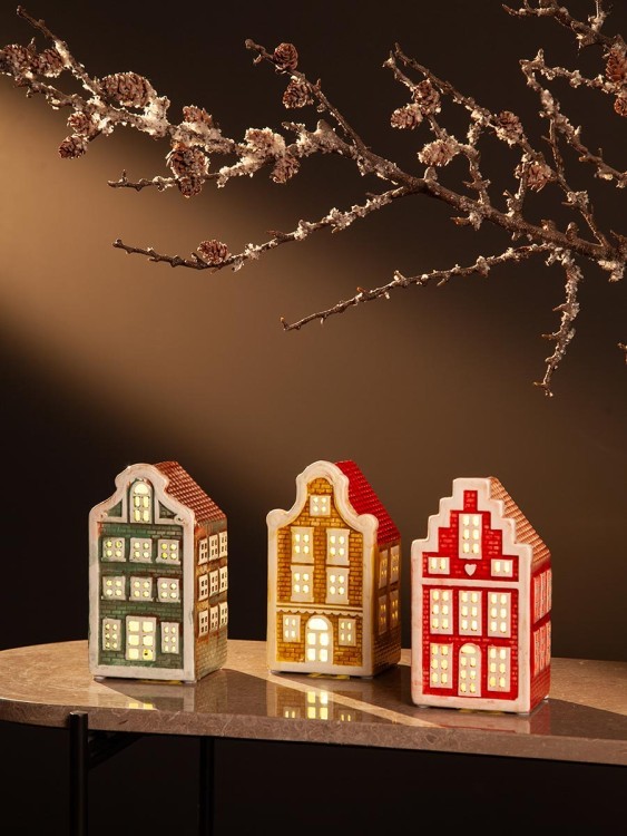 Домик с подсветкой aulum из коллекции new year essential, 16 см (79392)