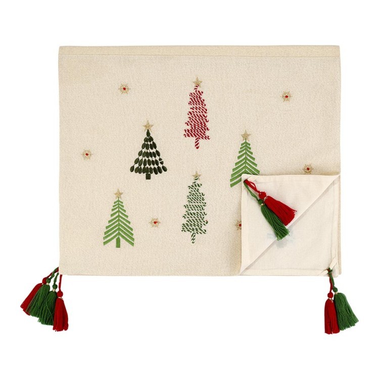Дорожка на стол frozen pines из коллекции new year essential, 45х150 см (79769)