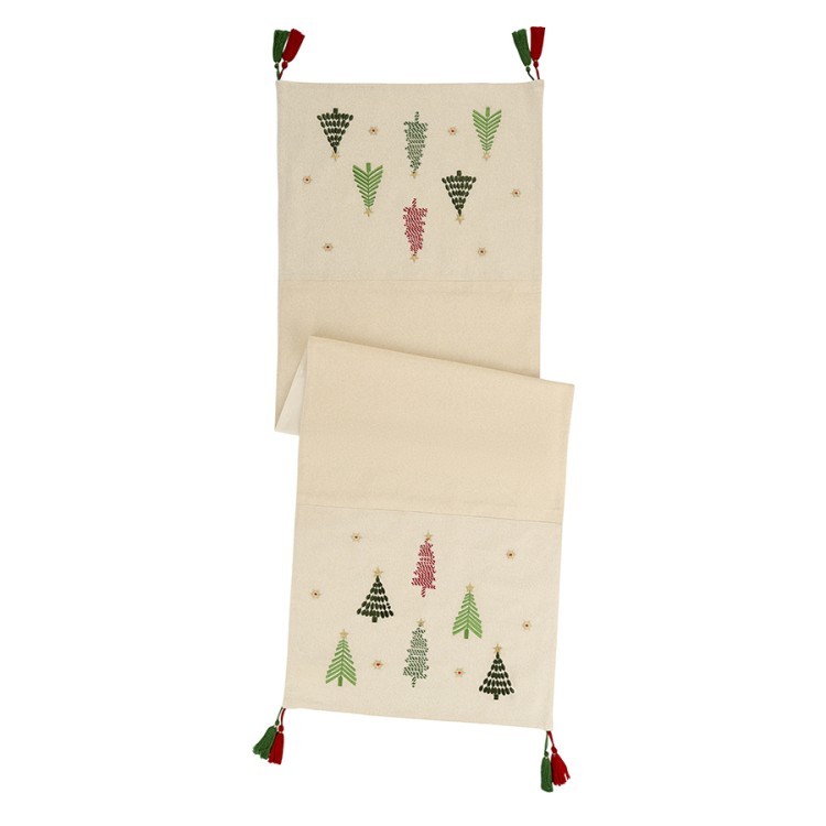 Дорожка на стол frozen pines из коллекции new year essential, 45х150 см (79769)