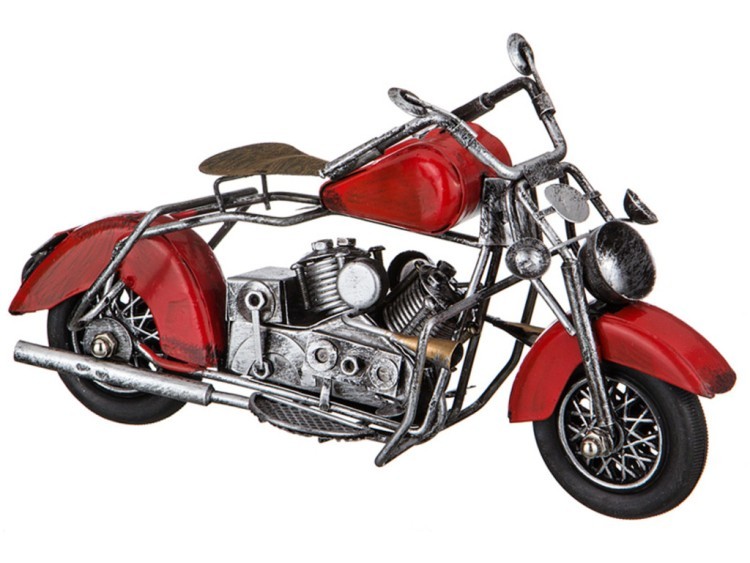 Фигурка "мотоцикл" 21*7*11,5 см. (кор=36шт.) Polite Crafts&gifts (784-119)
