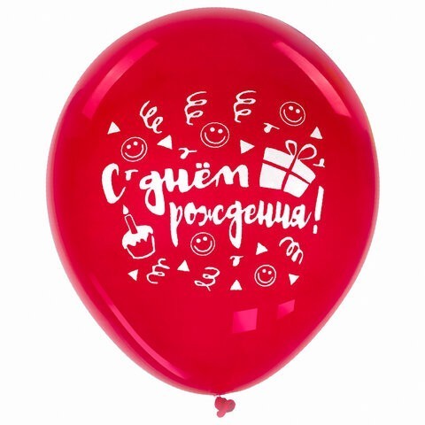 Шары воздушные Золотая Сказка 12 (30 см) 50 шт 10 цветов 105005 (2) (87150)