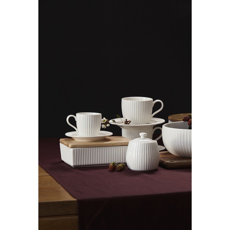 Набор чашек с блюдцами soft ripples, dual glazing, 125 мл, 2 шт. (75889) Набор чашек с блюдцами soft ripples, dual glazing, 125 мл, 2 шт. (75889)