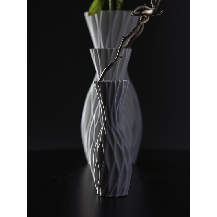 Ваза для сухоцветов printed art, narrow, 25 см (78162)