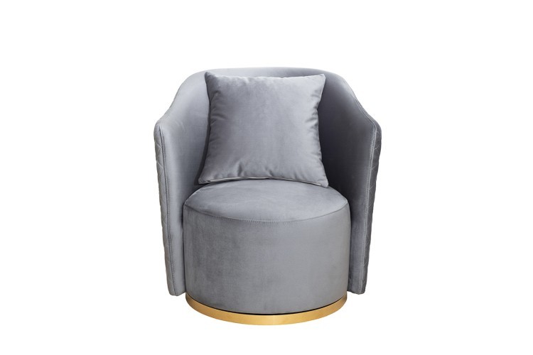 Кресло Верона(Verona/VD) вращающееся, велюр ,бирюзовый Colt1004-BIRUZ/золото 70*77*80см (TT-00014703)