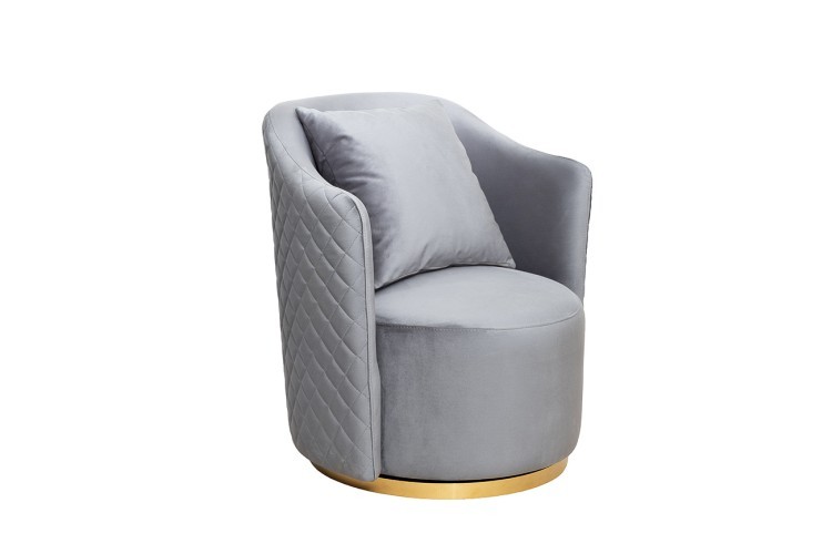 Кресло Верона(Verona/VD) вращающееся, велюр ,бирюзовый Colt1004-BIRUZ/золото 70*77*80см (TT-00014703)