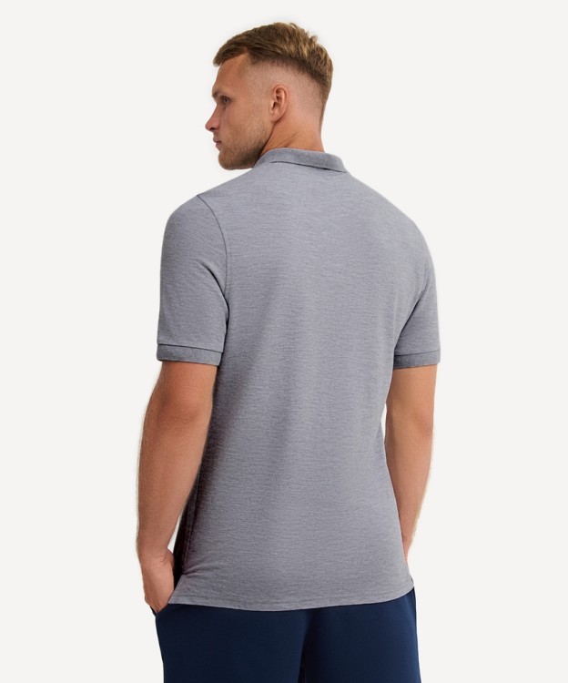 Поло ESSENTIAL Cotton Polo 23, серый меланж (2107790) Поло ESSENTIAL Cotton Polo 23, серый меланж (2107790)