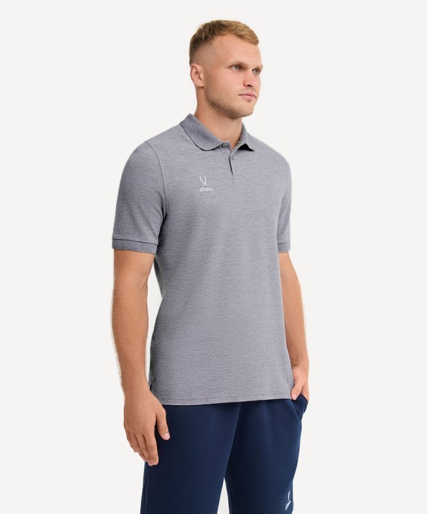 Поло ESSENTIAL Cotton Polo 23, серый меланж (2107790) Поло ESSENTIAL Cotton Polo 23, серый меланж (2107790)