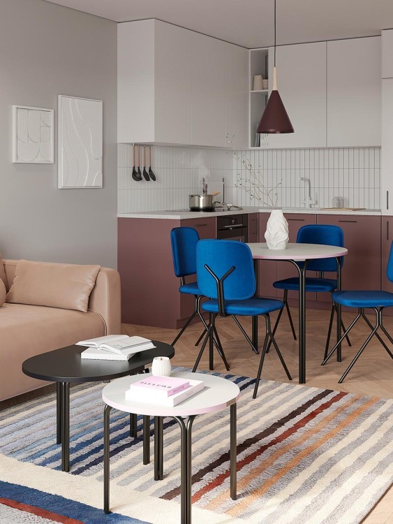 Светильник подвесной mango kart, D25х42 см, сиреневый (76367)