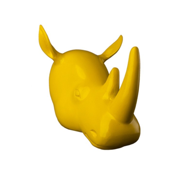 Голова носорога 4004-Y, металл, AMBER, ROOMERS FURNITURE