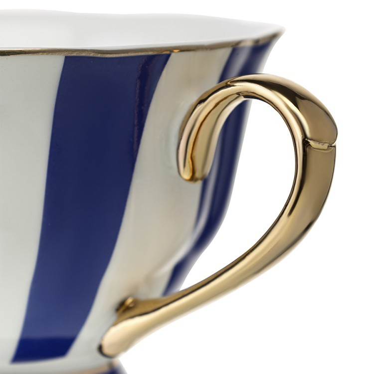 Набор чайных пар в полоску vintage charm, 220 мл, 2 шт. (78625)