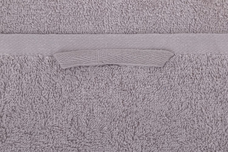 Полотенце махровое "гусь" 40*70 см. 100%х\б, серый SANTALINO (850-330-71)