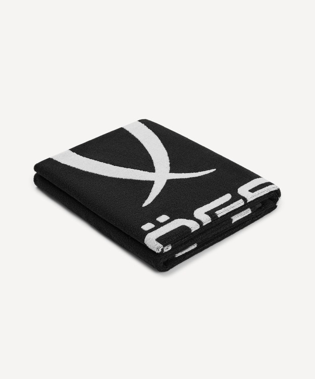 Полотенце спортивное JOGEL ESSENTIAL Towel L, 70х140, черный/белый (2117708)