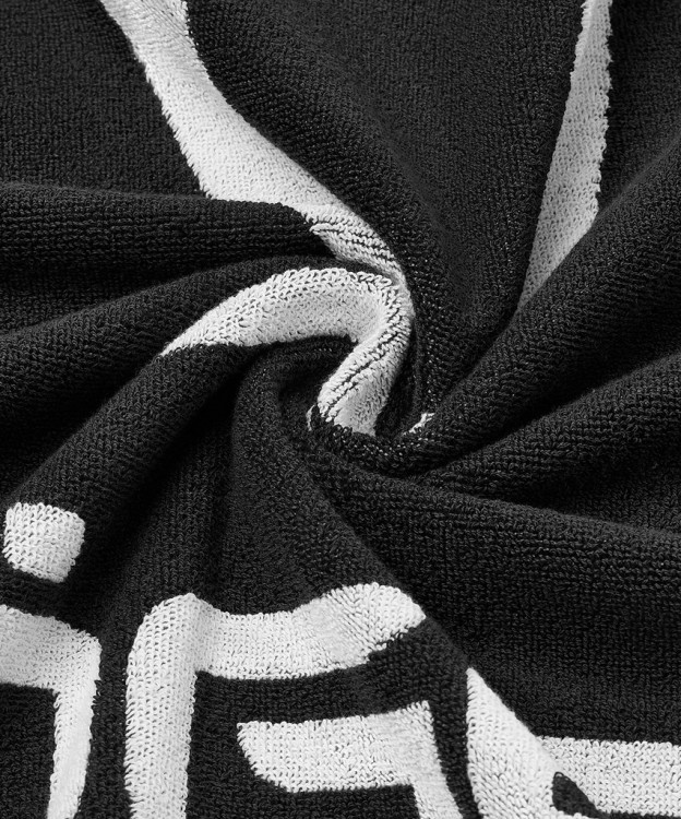 Полотенце спортивное JOGEL ESSENTIAL Towel L, 70х140, черный/белый (2117708)