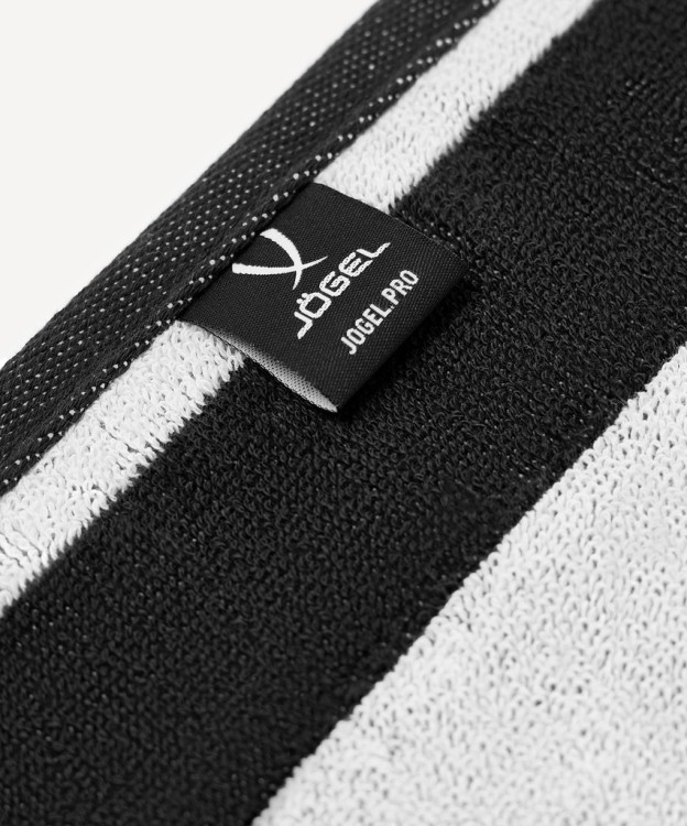 Полотенце спортивное JOGEL ESSENTIAL Towel L, 70х140, черный/белый (2117708)