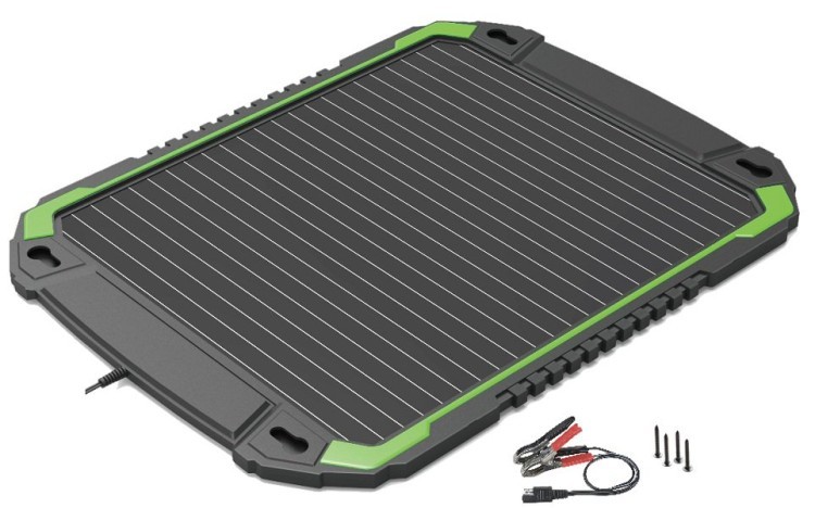 Солнечная панель Woodland Auto Power 4.8W для подзарядки авто аккумулятора (59635)