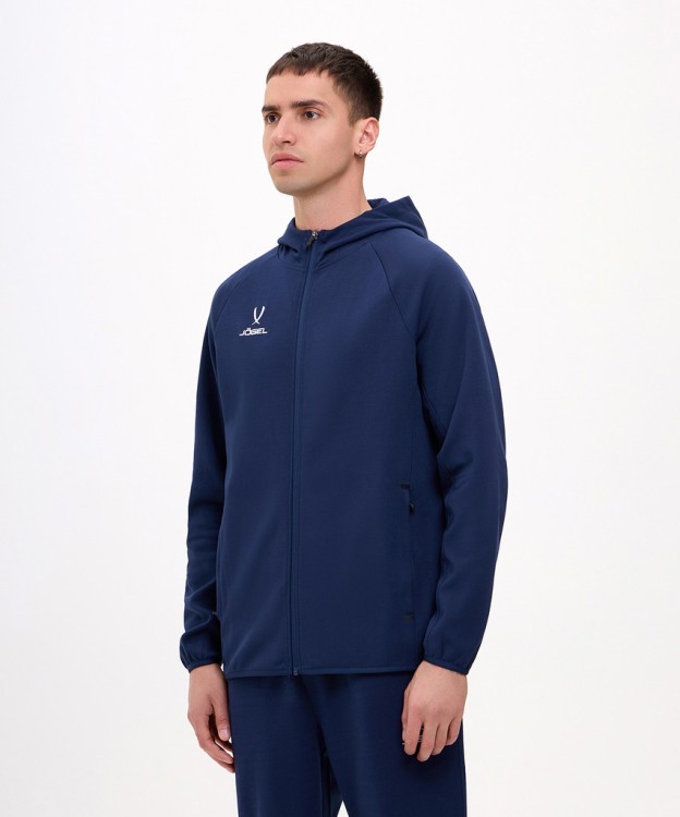 Худи на молнии JOGEL ESSENTIAL Athlete Hooded FZ Jacket, темно-синий (2130810)