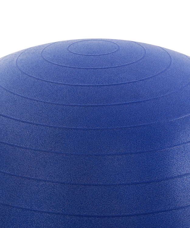 БЕЗ УПАКОВКИ Фитбол STARFIT GB-109 антивзрыв, 1500 гр, с ручным насосом, темно-синий, 85 см (2100872)