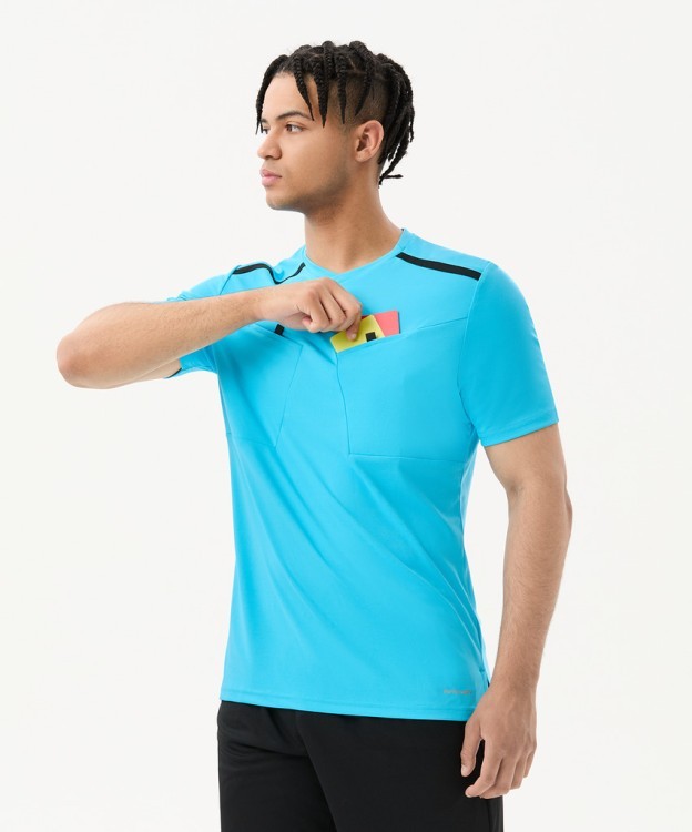 Футболка судейская JOGEL DIVISION PerFormDRY Referee Tee, голубой (2123279)