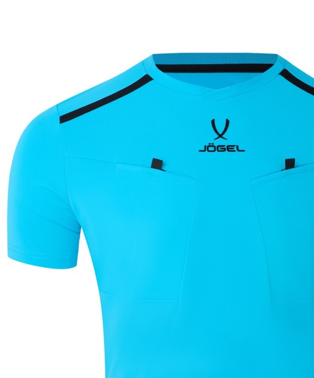 Футболка судейская JOGEL DIVISION PerFormDRY Referee Tee, голубой (2123279)