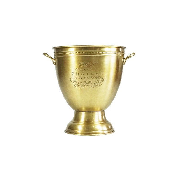 Емкость для охлаждения вина 9858/AB, латунь, Antique brass, ROOMERS TABLEWARE