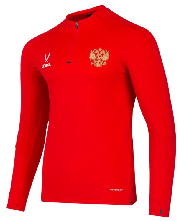 Джемпер тренировочный JÖGEL NATIONAL PerFormDRY Training Zip Top, красный (2110415) Джемпер тренировочный JÖGEL NATIONAL PerFormDRY Training Zip Top, красный (2110415)