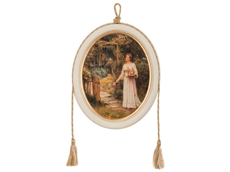Картина "девушка в саду" 20*25/25х30*2 см.без упаковки Dekor Toscana (289-707) 