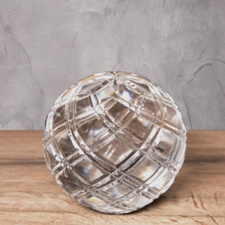 Шар декоративный 2215E, хрусталь, clear, ROOMERS FURNITURE