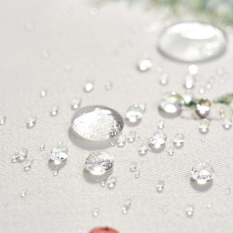 Скатерть "морозко.снегири" 140х180см, красный, 100% хлопок,твил пропитка Lefard (850-745-2)