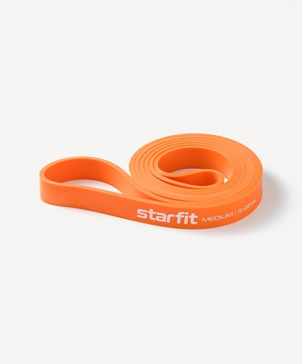Эспандер ленточный для кросс-тренинга Starfit ES-803, 5-22 кг, 208х2,2 см, оранжевый (1676100)