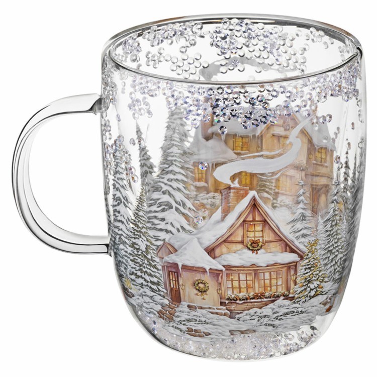 Кружка с двойными стенками "накануне рождества" 410 мл Lefard (887-484)
