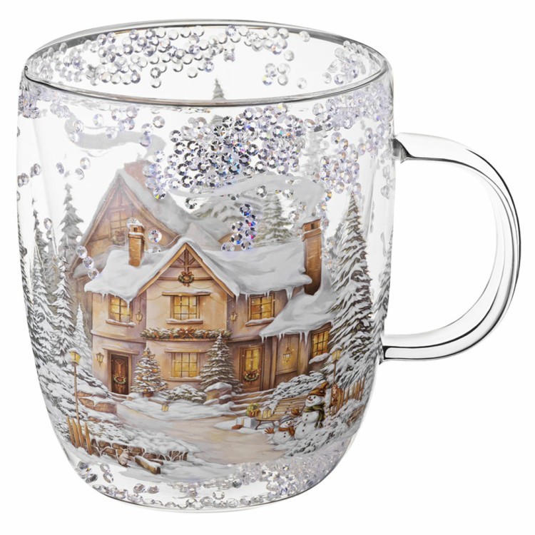 Кружка с двойными стенками "накануне рождества" 410 мл Lefard (887-484)