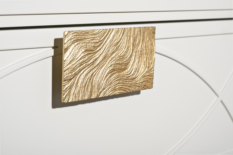 Шкаф-витрина 2 стеклянных фасада с консолью с 1-м ящиком (TT-00016863)