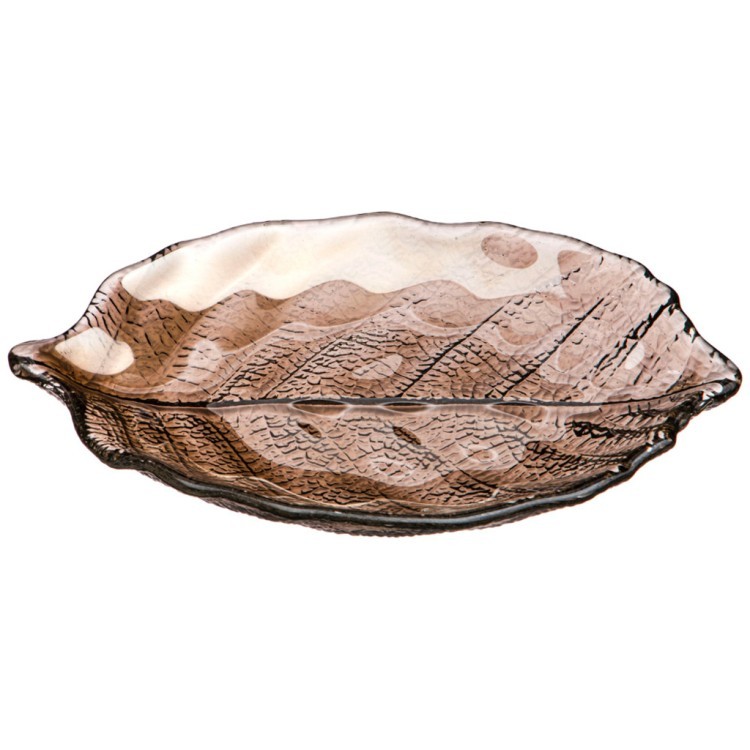 Блюдо "luster leaf" fume 21см без упаковки (мал 24шт) АКСАМ (339-106)