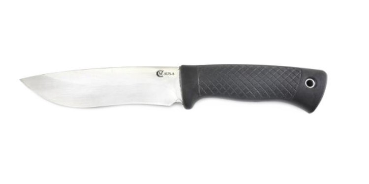 Нож туристический Ворсма Близнец, ст.AUS-8, эластрон (кузница Семина) (61558)
