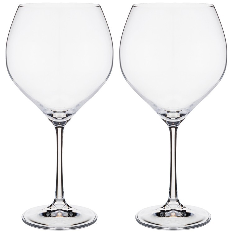 Набор бокалов для вина "sophia" из 2 шт. 650 мл высота=22,5 см Bohemia Crystal (674-700)