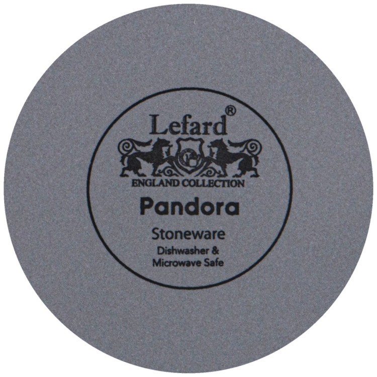 Тарелка закусочная lefard "pandora" 20,5 см серая (577-171) 