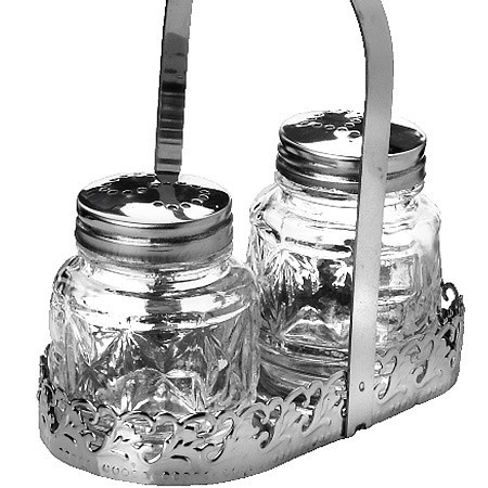 Набор для специй на подставке 3 пр стекло/нерж Mayer&Boch (40488)