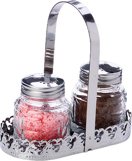 Набор для специй на подставке 3 пр стекло/нерж Mayer&Boch (40488)