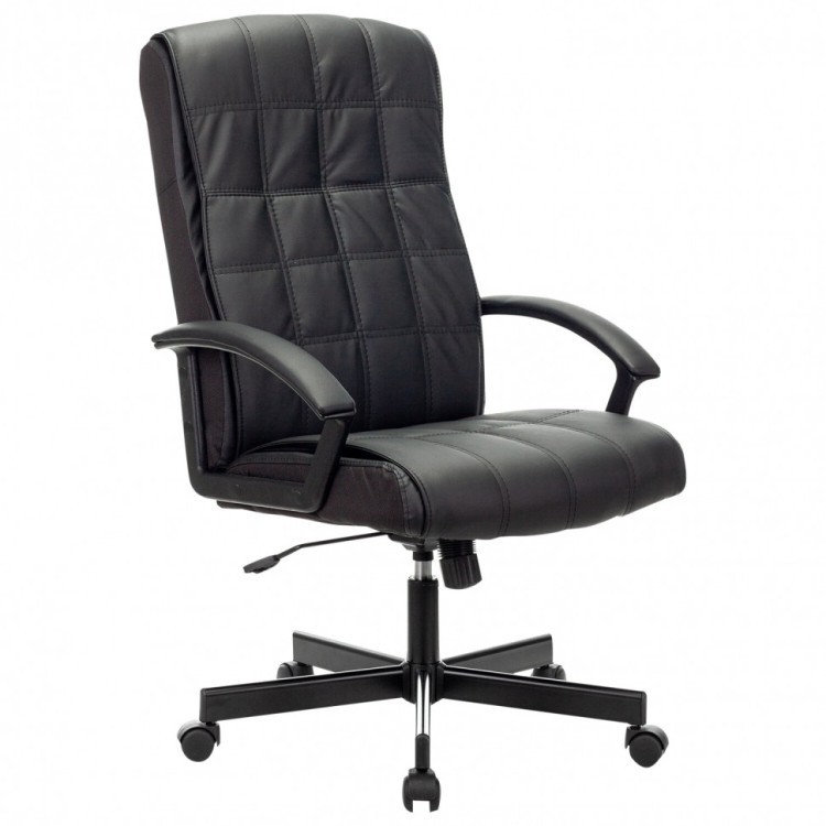 Кресло офисное Brabix Quadro EX-524 экокожа черное 532104 (1) (84641)