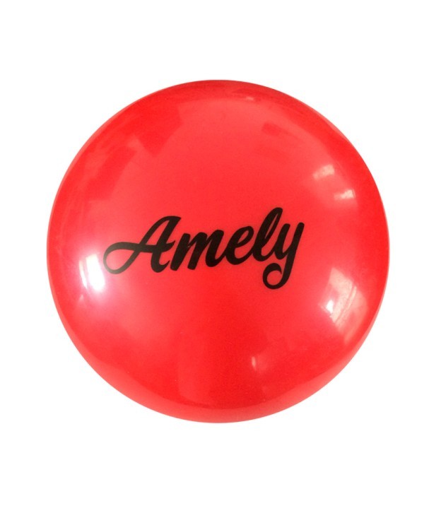 Мяч для художественной гимнастики AGB-101 19 см, красный (402265)