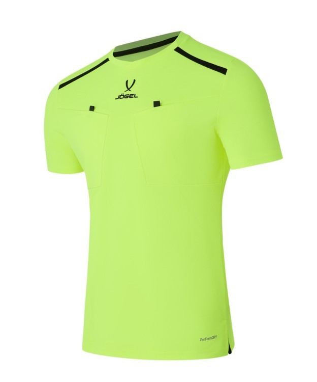 Футболка судейская JÖGEL DIVISION PerFormDRY Referee Tee, желтый неон (2123292) Футболка судейская JÖGEL DIVISION PerFormDRY Referee Tee, желтый неон (2123292)