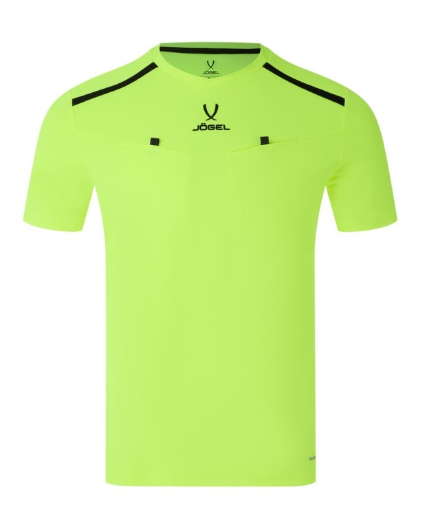 Футболка судейская JOGEL DIVISION PerFormDRY Referee Tee, желтый неон (2123292)